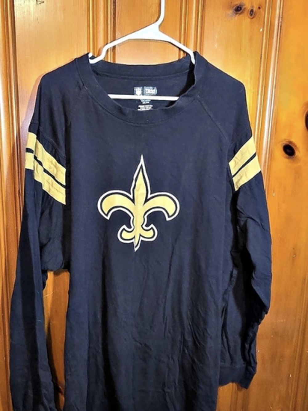 Team Apparel Black & Yellow Long Sleeve Jersey